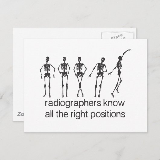 撮影者は正しい位置をすべて知っている ポストカード (正面/裏面)