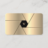 撮影者ブラックフェイク金ゴールド映画制作者 名刺 (正面)