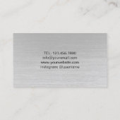 撮影金ゴールドカメラシャッターロゴプロフェッショナル 名刺 (裏面)