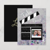 撮影2 保存日付 グリッターと星 セーブザデート (正面/裏面)