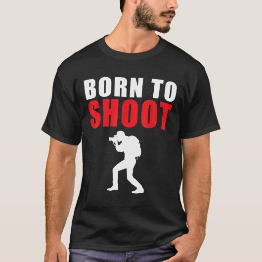 撮生まれ影カメラおもしろい撮影方法 Tシャツ (正面)