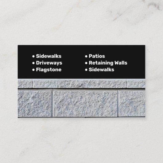 擁壁会社 名刺 (裏面)