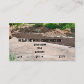 擁壁建築 名刺 (正面)