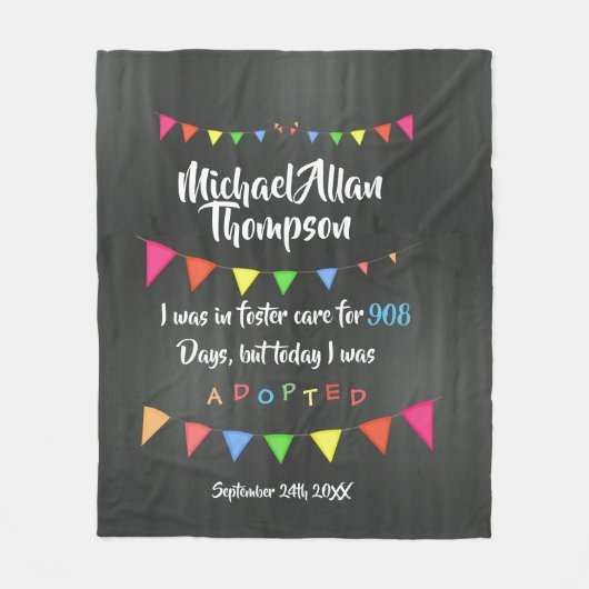 擁護施設のカスタムのフリースブランケットからの採用 フリースブランケット (正面)