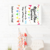 擁護施設の印のカスタムからの採用 横断幕 (インサイチュ)