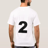 擁護者のTシャツ Tシャツ (裏面)