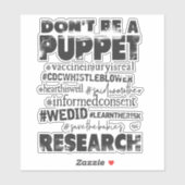 操り人形でない –  シール (シート)