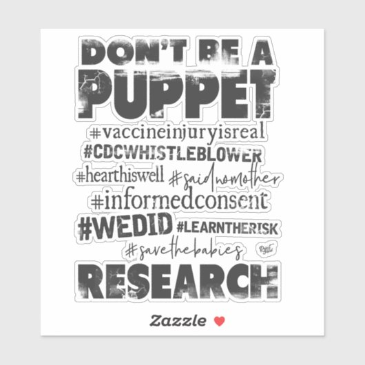 操り人形でない –  シール (シート)