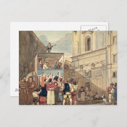 操り人形 ポストカード (正面/裏面)