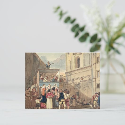 操り人形 ポストカード (スタンド正面)