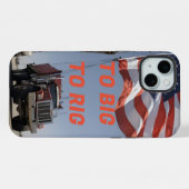 操作するには大きすぎ iPhoneケース (裏面横)