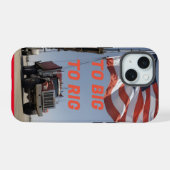 操作するには大きすぎ iPhone 15ケース (裏面横)