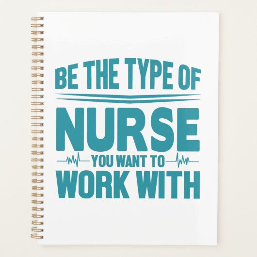 操作するナースの種類 プランナー手帳 (正面)