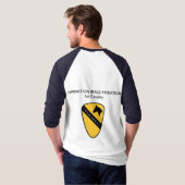 操作のイラクの自由の第1騎兵隊DIV IRONHORSE Tシャツ (裏面フル)