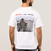 操作のイラク人の自由 Tシャツ (裏面)