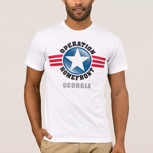 操作の国内戦線ジョージア Tシャツ (正面)