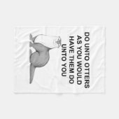 操作を開始 フリースブランケット (正面(横))