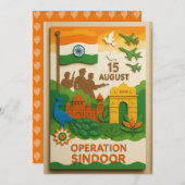 操作中独立記念日カード (正面/裏面)