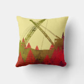 操作技術者クレーン運転士カラフルファンタジー クッション (裏面)