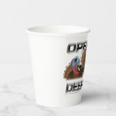 操作：深い 紙コップ (右)