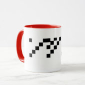 操作。 4: それからそれ自身を動かしている人のノートマグ! マグカップ (正面左)