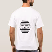 操作Gladio Tシャツ (裏面)