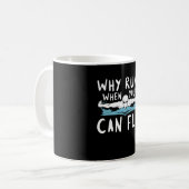 操業なぜ蝶水泳できる場合の コーヒーマグカップ (正面左)