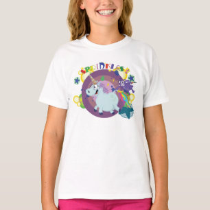 操業の脂肪質のユニコーン Tシャツ