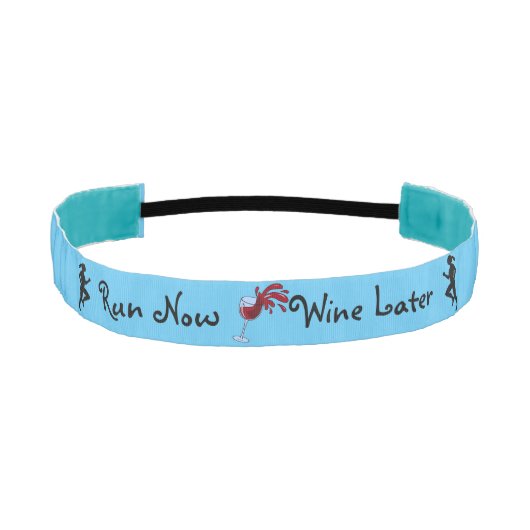 操業は今後でワインを飲みます アスレチックヘッドバンド (正面)