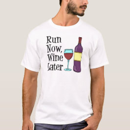 操業は今後でワインを飲みます Tシャツ
