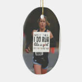 操業は女の子の女性を好みますBoss Runner Queen Princess セラミックオーナメント (右)