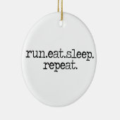 操業は睡眠のオーナメントを食べます セラミックオーナメント (右)