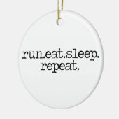 操業は睡眠のオーナメントを食べます セラミックオーナメント (左)