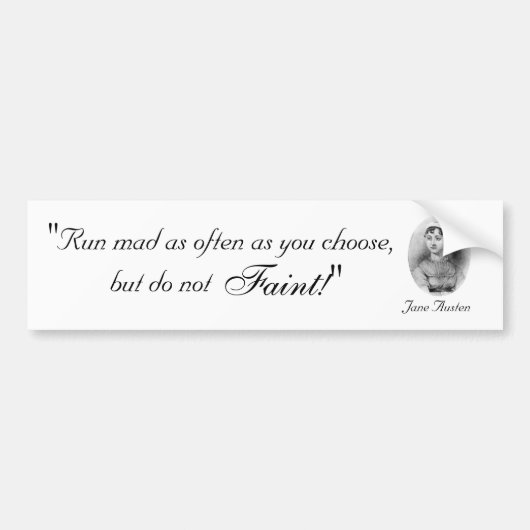 操業不機嫌は頻繁に選びます バンパーステッカー (正面)