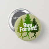 操業森林は、アースデーを保護します 缶バッジ (正面&裏面)