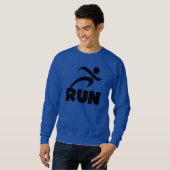 操業黒 スウェットシャツ (正面フル)