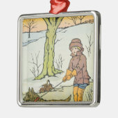 操業、ダンディな人の操業、20世紀 メタルオーナメント (左)