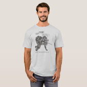 操業… ペンキ… 勝利! 動揺してなペイントボールのTシャツ Tシャツ (正面フル)