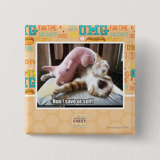 操業! urの自己を救って下さい! 缶バッジ (正面)