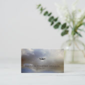 操縦モダン、執事、パイロット 名刺 (スタンド正面)