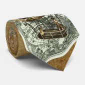 操縦出来る空気旅行のタイ ネクタイ (ロール)