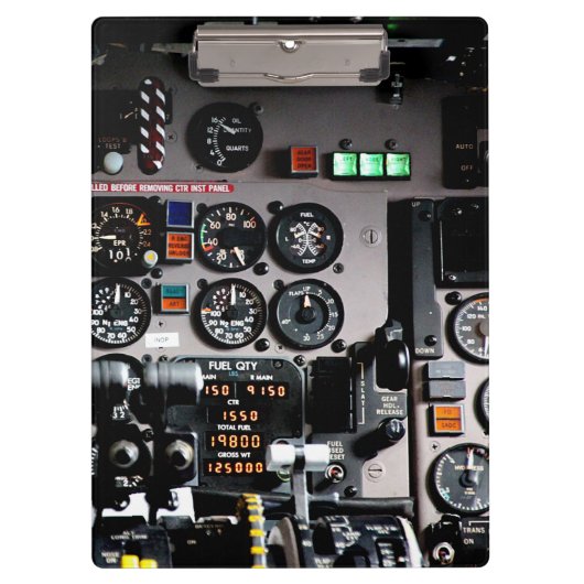 操縦室のクリップボード クリップボード (正面)