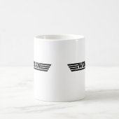 操縦者によってはロゴが飛びます コーヒーマグカップ (中央)