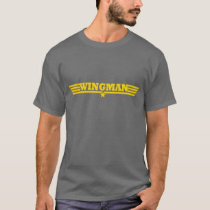 操縦者の金翼のロゴ Tシャツ