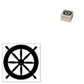 操舵輪 ラバースタンプ (押印)