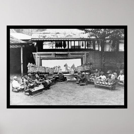 操遊人形Javaインドネシア1898 ポスター (正面)