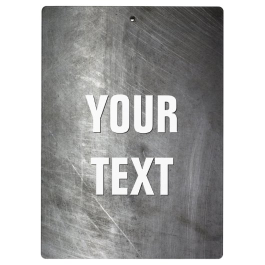 擦り傷付きブラシ仕上げメタルテクスチャ クリップボード (裏面)