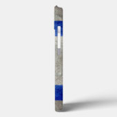 擦り切れたなレトロのヴィンテージの質感のイスラエル共和国の旗 Case-Mate iPhoneケース (裏面 / 左)