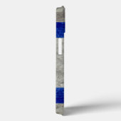 擦り切れたなレトロのヴィンテージの質感のイスラエル共和国の旗 Case-Mate iPhoneケース (裏面 / 右)