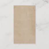 擦り切れたなヴィンテージの円のグラフィック-スタイル3 名刺 (裏面)